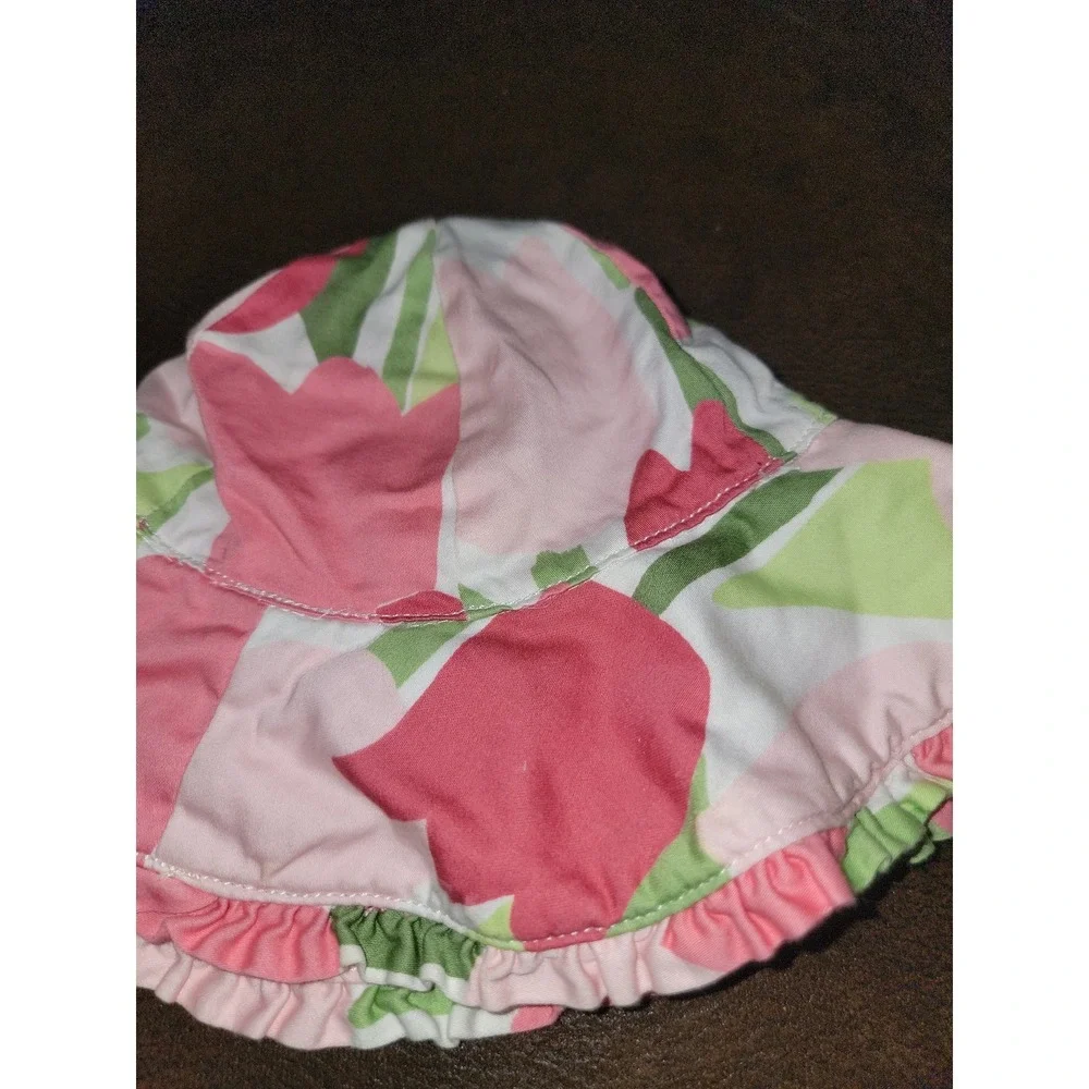 Gymboree‎ tulip garden floral Easter spring hat 12 24 months
